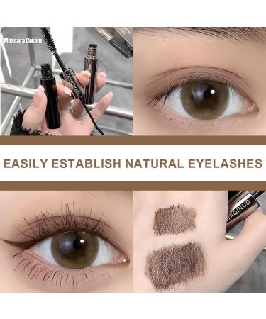 YUPZAR 1 Piece Mascara Buildable Eyelash Mascara With spiral bristle fiber brush for maximum volume without clumping Brown - Buy Online on GoSupps.com
