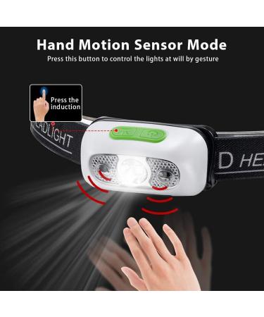 Hoxida 500 Lumens USB Rechargeable Headlamp | Lightweight & Waterproof LED Headlamp for Running & Camping - Buy Online on GoSupps.com