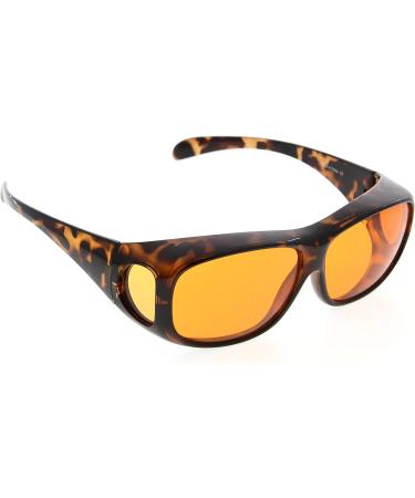 Blue Light Blocking Glasses for Men & Women - Tortoise Frame with 100% Blue Light Filter - Optimize Eye Protection - Buy Online on GoSupps.com