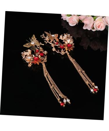 Beavorty 2 Pairs Kimono hair clip kimono hair accessories for women metal hair clips for women retro hair clips Chinese Style Hair Clips hair assecories for women Chignon girl China bride - Buy Online on GoSupps.com