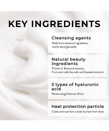 KAMIKA Cream Shampoo - Japanese Luxury All-in-One Shampoo & Conditioner for Scalp Care | Ultra Moisturizing Bergamot Jasmine Scent 14.1 Oz - International Shipping Available - Buy Online on GoSupps.com