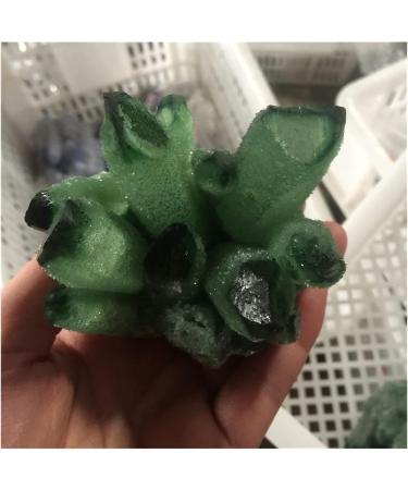 Natural Crystal Rough 1 pcs Beautiful Green Ghost Phantom Quartz Crystal Cluster Rock Stones Crystals Reiki Specimen Minerals Reiki Decoration 400-500g - Buy Online on GoSupps.com