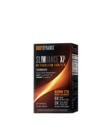 BodyDynamix Slimvance XP Thermogenic Supplements | Supports Weight Loss and Fat Burning Goals | Energy and Mebolism Boost Formula | 120 Capsules