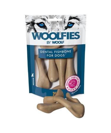 Woolf Woolfies Fishbone M Brushes, 228g, Pack of 4