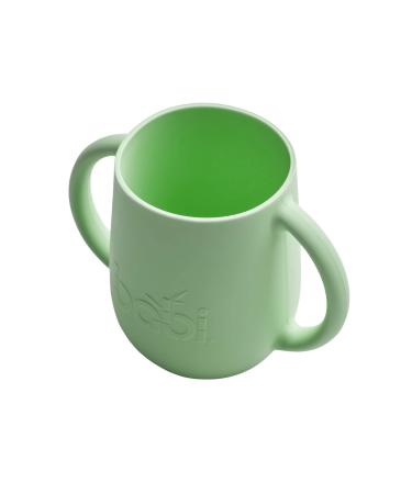 BABI  Baby Toddler Silicone Cup  100% Food Grade Silicone  with Two Comfort Handles  Perfect for Training (green)
