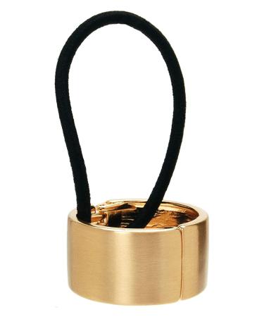 Metal Hair Ties Gothic Punk  Women Girl Metal Elastic Hair Clips Ponytail Hair Cuff Headwear Hair Band Hair Holder Gold