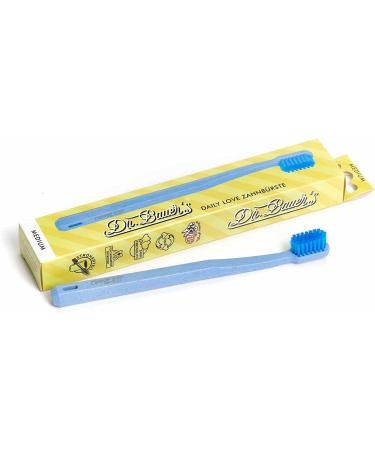Dr. Bauers Daily Love Toothbrush Medium - Eco-Friendly Daily Care (1 Piece) - International Shipping - Buy Online on GoSupps.com