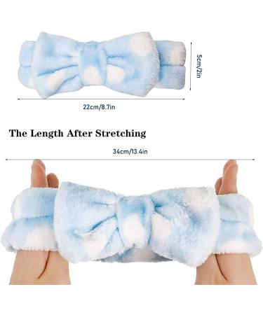scicent Headband for Washing Face Spa Facial Hairband Bowknot Hair Bands Fluffy Head Bands Stretch Towel for Bath Makeup and Sport Hair Accessories for Women 06 2406 - Buy Online on GoSupps.com