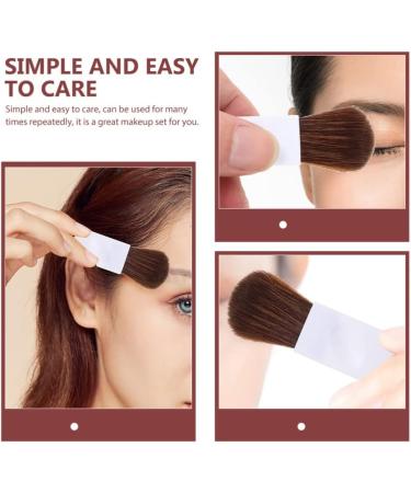 1Set blush brush mini makeup brush kabuki brush flat blusher brush makeup blusher brush foundation makeup Cosmetic concealer brush pvc soft travel white - Buy Online on GoSupps.com