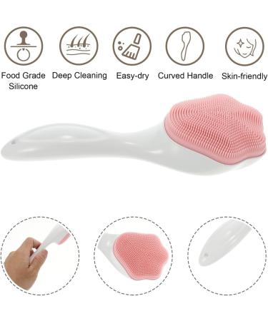 SHANPIN Handheld Silicone Face Scrubber Exfoliator - Soft Facial Cleansing Brush & Blackhead Remover (2 Pcs) - Waterproof Skincare Tool - Buy Online on GoSupps.com