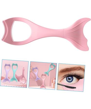 Didiseaon Mascara Brush Eyelash Brush Eyeliner Shaping Tool Eyeliner Stencils Multipurpose Storage Tool Woman 15X5.7CM Pink - Buy Online on GoSupps.com