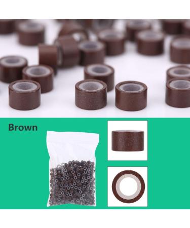 Dekaim Microring Hair Extensions Kit | Real Hair Wig Connector with 500 Accessories | Brown - Shop Now! - Buy Online on GoSupps.com