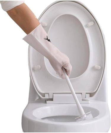 Household Gloves Home use Laundry Rubber Kitchen dishwashing Cleaning Non-Slip Extra Thick and Durable Gloves white Medium - Buy Online on GoSupps.com