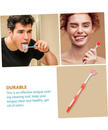 Angoily Tongue Cleaner Brush Set - 2 Pack | Freshen Breath & Remove Tongue Scraps | Ideal for At-Home Dental Care - Buy Online on GoSupps.com