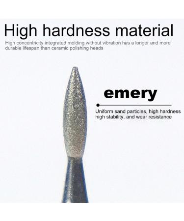 5 Pieces Nail Drill Bits Drill Bit for Professional Electric Manicure Manicure Accessories for Russian Manicure Cuticle Clean Drill Bit Diamond Nail Bit Flame Ball Head Cylinder Needle - Buy Online on GoSupps.com