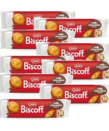 09 x Lottus Biscof Sandwich Milk Chocolate Cream Biscuits 150g - Caramelised sandwich biscuits with a milk chocolate cream filling - Buy Online on GoSupps.com