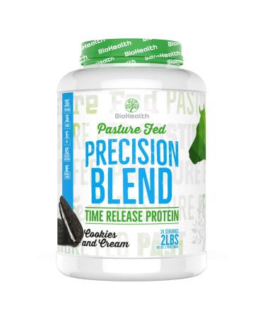 Precision Blend Cookies and Cream (2 lb) Whey Protein | Time Release Protein Blend