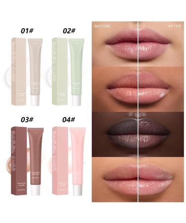 4 Pcs Summer Special Lip Butter Lip Balm Ultra-Hydrating Natural Vegan Lip Balm Sheer-Tinted Shine & Hydration Lip Care Soothes & Softens Dry Lips Skincare B lsamo labial hidratante (#1+2#+3#+4#) - Buy Online on GoSupps.com