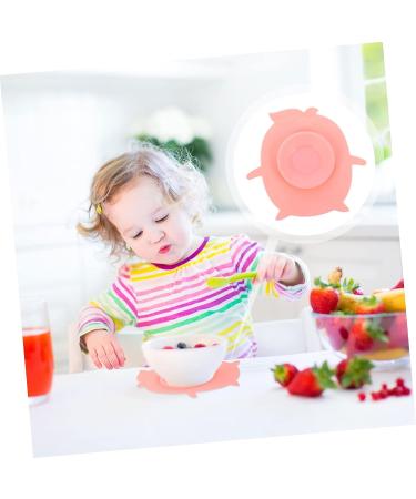 Hohopeti Suction Cup Mat - Kids Placemat for Toddlers and Babies - Pink 11.5X10.5cm - Buy Online on GoSupps.com