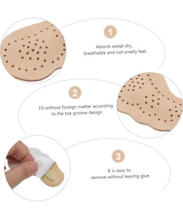 FOMIYES Non-Slip Stickers & Leather Insole Inserts - 4 Pairs Shoe Cushions & Foot Pads for Comfort | Ideal Sandal & Heel Accessories - Buy Online on GoSupps.com
