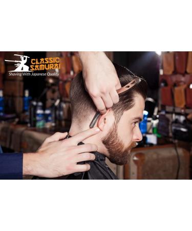 Classic Samurai Stainless Steel Barber Straight Edge Razor + 100 Lord Blades - Buy Online on GoSupps.com