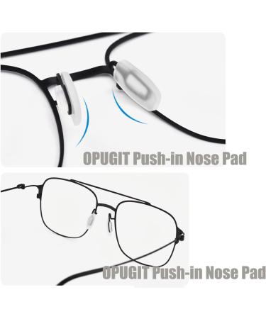 Soft Silicone Nasal Pads for Glasses - Rectangular | Transparent Nose Pads for Comfort | 10 Pairs Size S - Perfect for Glasses & Sunglasses - Buy Online on GoSupps.com