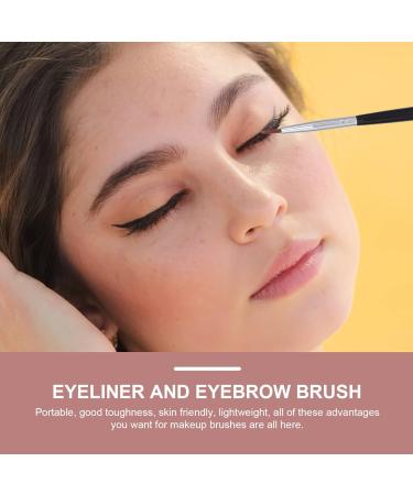 6-Piece Eyeliner Makeup Brush Set - Thin Eyeliner & Eyeshadow Brushes for Girls - Perfect for Cream & Liquid Makeup - High-Quality & Versatile - Buy Online on GoSupps.com
