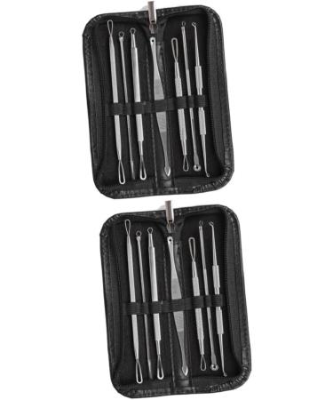 NOLITOY 14 Pcs Blackhead Removal Tool Extractor Stainless Steel 1 count (Pack of 1) - Buy Online on GoSupps.com