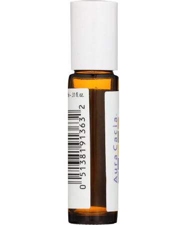 Aura Cacia Amber Roll-On Bottle with Writable Label | 0.31 fl. oz. - Perfect for Essential Oils | International Shipping Available - Buy Online on GoSupps.com