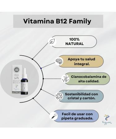 Zamdeh Laboratories SL Vitamine B12 Family Sublingual Natural Liquid Vegan 30 ml - Buy Online on GoSupps.com