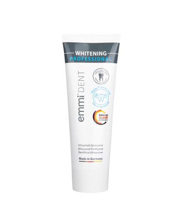 EMMI-Dent Ultrasound toothpaste "Whitening" I gentle whitening toothpaste i ideal for sensitive teeth and gums i vegan i 1x 75 ml whitening 75 ml (1 Pack)