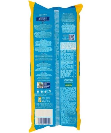 De Cecco Italian Pasta Zitone No.19 500g (Pack of 10) - Buy Online on GoSupps.com