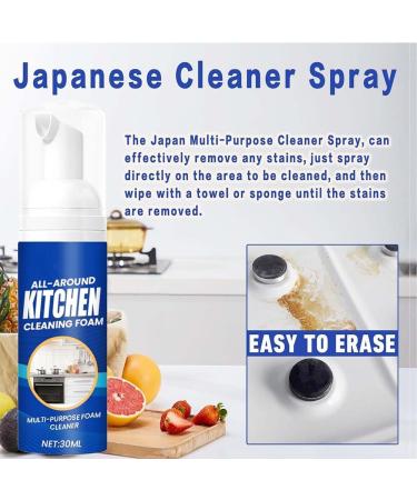 Japanese Multi-Purpose Cleaner Spray Kitchen Foam Cleaner All-Round Kitchen Cleaning Foam Japanese Foam Oil Stain Removar Cleaning Spray (3 Pcs) - Buy Online on GoSupps.com