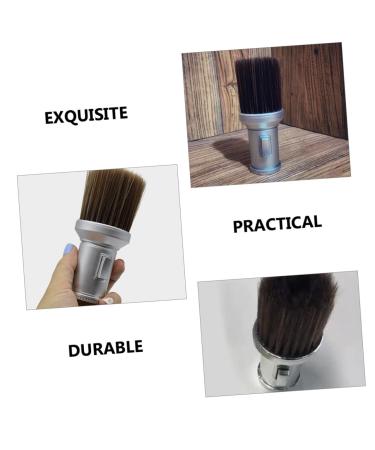 Buy Minkissy 4-Piece Powder Brush Set for Body & Hairdressing - Silver - Perfect for Barbers & Beauty Enthusiasts - International Shipping Available - Buy Online on GoSupps.com