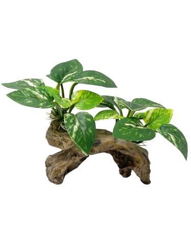 Smoothedo-Pets aquarium decoration ornaments Betta-silk blade pad hammock artificial driftwood cavity goldfish shell accessories (type C) type C