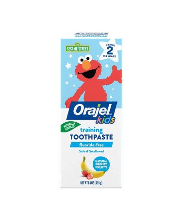 Orajel Toddler Training Toothpaste Berry Fun 1.50 oz (Pack of 4)