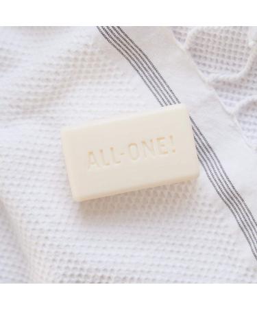 Dr. Bronner's Tea Tree 3-in-1 Pure Castile Bar Soap - Organic & Fair Trade - 140g Bar - Face, Body, Hair - Vegan Friendly - Buy Online on GoSupps.com