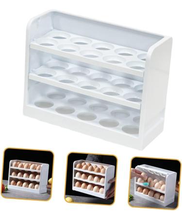 ABOOFAN Household Storage Container Holder Rack Organizer Egg Door for Tier Refrigerator Tray - Buy Online on GoSupps.com