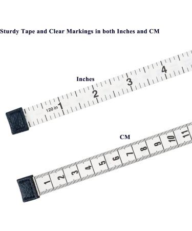 Body Measuring Tape Double Scale 120 Inches/300cm Retractable Mini Tape Measure - Black - Buy Online on GoSupps.com