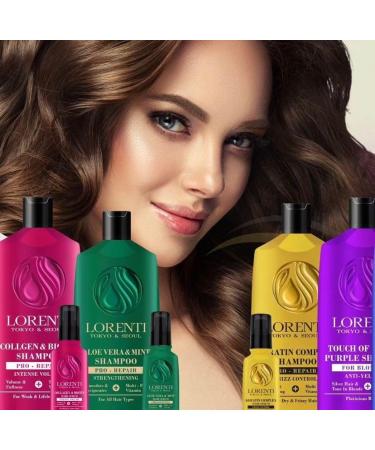 Sun Shine LORENTI Tokyo & Seoul Hair serum collagen & biotin 125 ml for the antifrizz treatment of dry brittle and damaged hair hair care serum hair treatment hair oil treatment - Buy Online on GoSupps.com