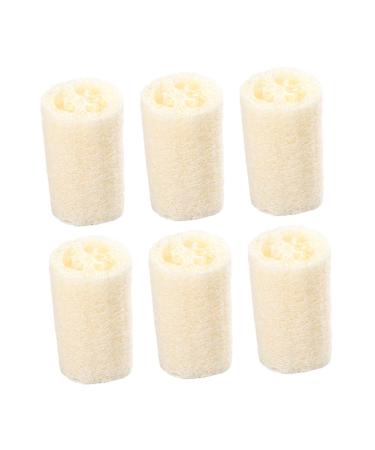 6pcs Shower Sponge Scrubber Natural Loofah Sponge Bath Sponge Loofah Sponge Scrubber Shower Sponge Pad Bath Scrubber Loofah Scrub Shower Loofah Sponges Scouring Pad Cleaning Brush