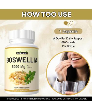 Phillauri Boswellia | Boswellia Extract Capsules | Capsules for Men & Women | 120 Capsules - Buy Online on GoSupps.com