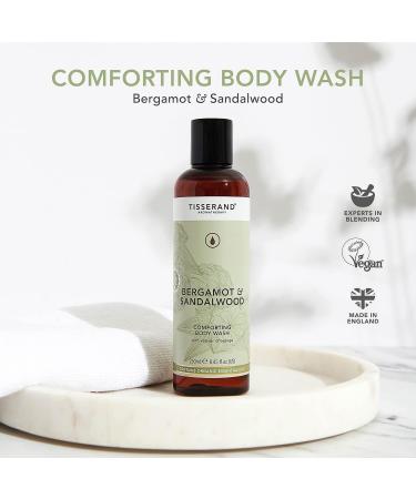 Tisserand Aromatherapy - Nature's Spa Comforting Body Wash - 100% Natural Pure Essential Oils - Bergamot and Sandalwood - 250ml - Buy Online on GoSupps.com
