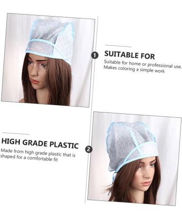 FRCOLOR 18 Pieces Highlighter Hat Hair Bleaching Cap Icing Cap Salon Hair Styling Accessories Hair Dye Brush Hair Dye Set Tipping Cap Hats Shell Household Sports Hair Dye Cap - Buy Online on GoSupps.com