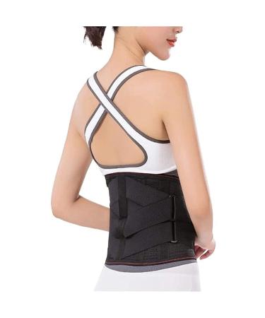 Lordosis support belt back support for pain in the lower back area sciatica scoliosis herniated disc adjustable with removable upholstery for men and women (size: large) (XXL)