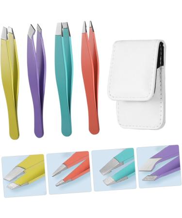 Angoily 1 Set Eyebrow Tweezers Eyebrow Grooming Tools Practical Eyebrow Clip Eyebrow Hair Tweezers Eyebrow Scissor Pro Tools Fake Eyebrow Clamp Stainless Steel Eyebrow Trimming Supplies 8.5x5.3cm Colorful - Buy Online on GoSupps.com