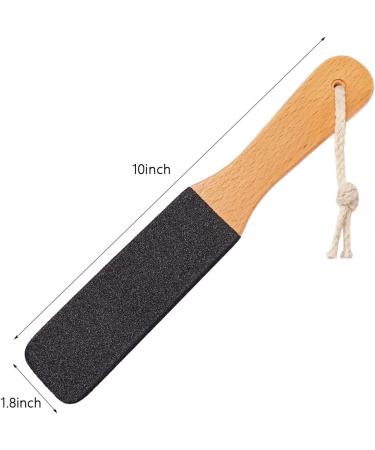 TOPMEET Foot File - Callus Remover & Pumice Stone for Dead Skin, Corns & Cracked Feet - Shower Pedicure Tool with Black Silicon Carbide - Buy Online on GoSupps.com