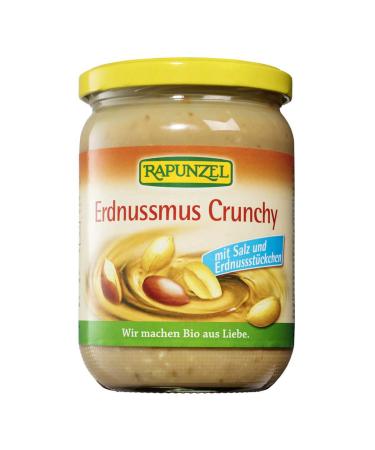 Rapunzel Peanut Butter Crunchy with Salt Pack of 2 (2 x 500 g) - Organic 500 g (Pack of 2) - Buy Online on GoSupps.com
