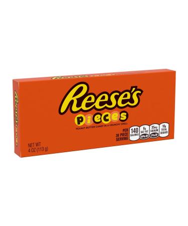 REESE'S PIECES Candy Peanut Butter Crunchy Shell 4.0 oz Box (12 Pack) - Buy Online on GoSupps.com