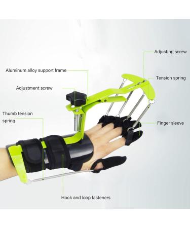 Adjustable Finger Wrist Orthotics for Stroke Hemiplegia Patients Hand Rehabilitation Training Equipment with Tendon Exercise Enhanced Edition - Buy Online on GoSupps.com